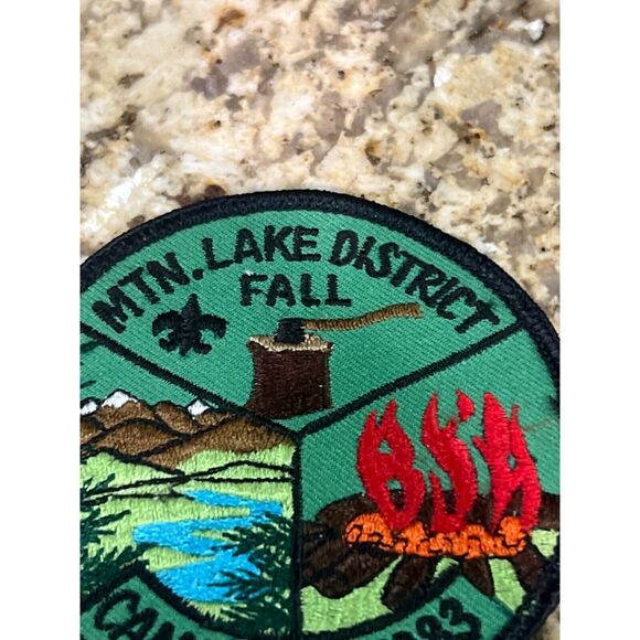Vintage Boys Scout Of America 1983 Mountain Lake District Fall Camporee BSA Rare - Picture 3 of 6